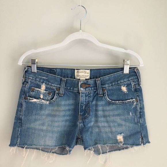 Abercrombie & Fitch Pants - Abercrombie & Fitch Denim Cut-Off Shorts Size 4